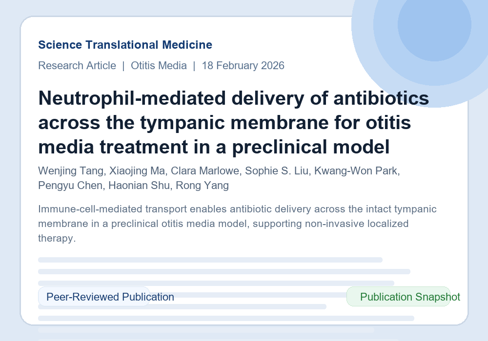 Preview snapshot of the Science Translational Medicine publication